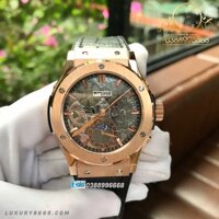 Đồng Hồ Hublot Geneve Full Lịch Máy Cơ Nhật Like Auth Cao Cấp Giá Rẻ