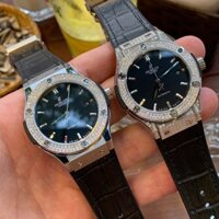 Đồng hồ Hublot nam đính đá máy cơ Hublot Classic Fusion màu đen 42mm – DWatch