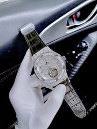 Đồng hồ Hublot nam đính đá full mặt và viền Super Fake Nhật 42mm
