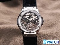 ĐỒNG HỒ HUBLOT NAM ĐÍNH ĐÁ HUBLOT CLASSIC FUSION TOURBILON REPLICA 1:1 42MM