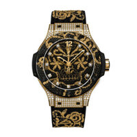 Đồng hồ Hublot 343.VX.6580.NR.0804  Big Bang Broderie 18k Yellow Gold Diamond Set Limited Edition Ladies Watch