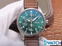 ĐỒNG HỒ IWC PILOT’S IW377726 CHRONOGRAPH REPLICA 11 MẶT XANH LÁ CÂY ZF FACTORY 41MM