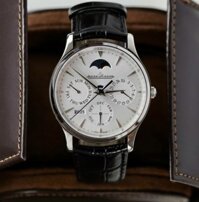Đồng hồ Jaeger LeCoultre Replica 11 Master Ultrathin Perpetual Calendar mặt trắng xưởng VR 39mm