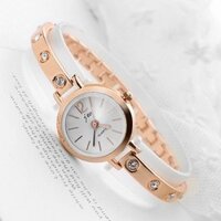 Đồng hồ JW mặt tròn đính hạt TB0828