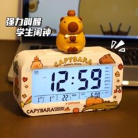 Đồng hồ Kapibara Đèn ngủ Đồng hồ báo thức Capybara dễ thương Đèn ngủ Đồng hồ Capybara Đồng hồ báo thức Hẹn giờ đếm ngược Đồng hồ điện tử Capybara dễ thương