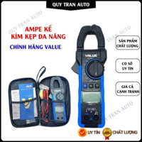 Đồng hồ kẹp dòng, Ampe kế, kìm kẹp dòng đa chức năng VALUE VMC-1 hàng chính hãng - Quý Trần Auto