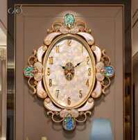 Đồng Hồ Khảm Trai Hoàng Ngọc Ánh Kim!! (DH-44)