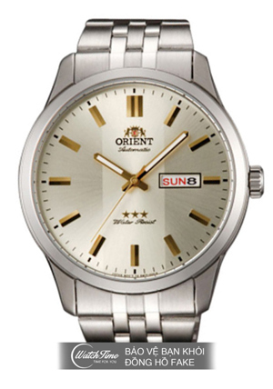 Đồng hồ kim nam dây kim loại Orient 3 sao FEM7P00CW9