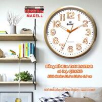 Đồng Hồ KIM TRÔI EASTAR Cao Cấp Tròn CỔ ĐIỂN Có DẠ QUANG - Bảo Hành 1 Năm - Tặng Pin Maxell - ĐH Tròn Trắng 25.5cm