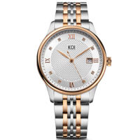 ĐỒNG HỒ KOI NAM K003.451.641.51.03.06 – SWISS QUARTZ – DÂY DEMI VÀNG HỒNG – SAPPHIRE – 5ATM – 39.5MM