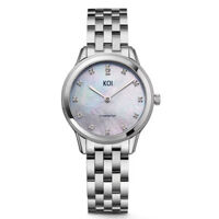 ĐỒNG HỒ KOI NỮ K007.436.64.50.03.04.01 – SWISS QUARTZ PIN 10 NĂM – DÂY KIM LOẠI – SAPPHIRE – 5ATM – 30MM