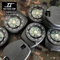Đồng hồ la bàn MOLLE nhỏ gọn có thể tháo rời, phong cách đồng hồ, chỉ dẫn hướng tự cứu trong trường hợp khẩn cấp ngoài trời