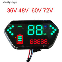 Đồng hồ LCD báo tốc độ xe điện 48v-72v phụ hợp mọi ic