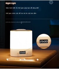 Đồng hồ Lcd cảm ứng với điều khiển từ xa Đèn ngủ sử dụng kép Đèn ngủ phòng ngủ