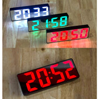 Đồng hồ led 3D để bàn thông minh, đồng hồ báo thức điện tử decor Smart Clock
