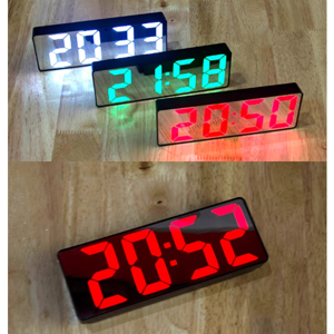 Đồng hồ LED 3D Smart Clock treo tường