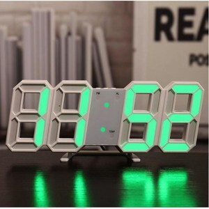 Đồng hồ LED 3D Smart Clock treo tường