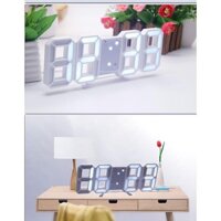 Đồng hồ LED 3D treo tường, để bàn thông minh TN828 Smart Clock - Bảo hành 18 tháng - Trang trí decor vintage căn phòng