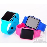 Đồng hồ LED kiểu dáng smartwatch 2 nút bấm F592 (nâu)