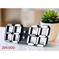 Đồng hồ led treo tường 3D mini cao cấp - 2 màu