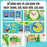 Đồng hồ lịch Frog 3in1 - Đồ chơi giáo dục thông minh cho bé từ 3 tuổi trở lên