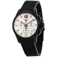 Đồng Hồ Longines Conquest V.H.P. Chronograph Quartz (máy pin) Mặt Màu Bạc L3.717.2.76.9 (Nam) Chính Hãng