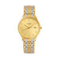 Đồng Hồ Longines L4.759.2.32.7 Nam Lịch Ngày Kính Sapphire 35mm