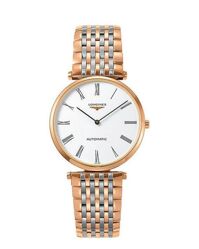 Đồng Hồ Longines L4.908.1.91.7 Nam Sapphire Thép không gỉ-PVD màu vàng 36mm