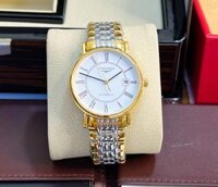 Đồng hồ Longines nam mặt số la mã màu trắng Fake giá rẻ 39mm