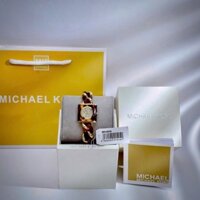 Đồng hồ Michael Kors Mk4808 Chain Lock nữ mặt đính đá like auth 24mm