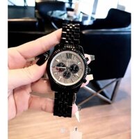 Đồng Hồ Michael Kors Nam MK8605 Dây Kim Loại Đen Mặt Đính Full Đá 45mm Chính Hãng