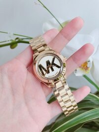 Đồng Hồ Michael Kors Nữ Dây Vàng MK3477 33mm Quartz Chính Hãng