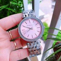 Đồng Hồ Michael Kors Nữ MK3352 Dây Kim Loại Bạc Viền Đính Full Đá 38mm Chính Hãng