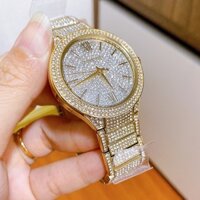 Đồng Hồ Michael Kors Nữ MK3360 Dây Kim Loại Vàng Đính Full Đá 36mm Chính Hãng