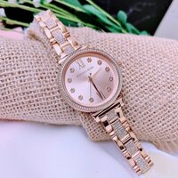 Đồng Hồ Michael Kors Nữ MK3882 Dây Kim Loại Vàng Hồng Đính Đá 36mm Chính Hãng