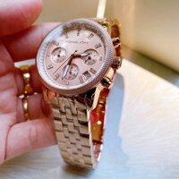 Đồng Hồ Michael Kors Nữ MK6077 Tone Vàng Hồng Size 36mm Chính Hãng