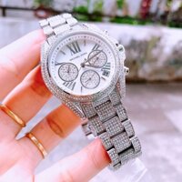 Đồng Hồ Michael Kors Nữ MK6454 Dây Kim Loại Bạc Đính Đá 36mm Chính Hãng