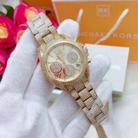 Đồng Hồ Michael Kors Nữ MK6494 Dây Kim Loại Vàng Đính Đá 36mm Chính Hãng