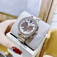 Đồng Hồ Michael Kors Nữ MK7199 Viền Đính Đá Dây Kim Loại Demi Size 40mm Chính Hãng