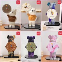 Đồng hồ mini để bàn gấu Brickbear xinh xắn