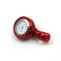 Đồng Hồ Mini Gắn Kính Xe Máy - Màu Đỏ