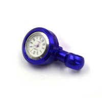 Đồng Hồ Mini Gắn Kính Xe Máy - Màu Xanh Dương