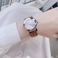 Đồng Hồ Movado Nữ Dây Da Nâu 3600541 36mm Chính Hãng