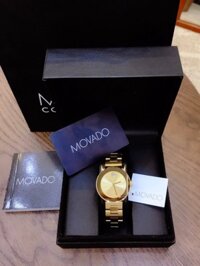 Đồng hồ Movado nữ dây kim loại Movado Bold Gold sang trọng – Dwatch M2