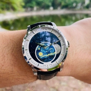 Đồng hồ nam Agelocer Moon Phases 6401A1