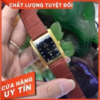 Đồng hồ nam AOLIX 9046G dây da full hộp, thẻ chính hãng, kính sapphire chống xước chống nước tốt