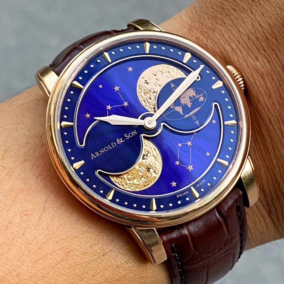 Đồng hồ nam Arnold & Son Royal Collection HM Double Hemisphere Perpetual Moon 1GLAR.U03A.C122A