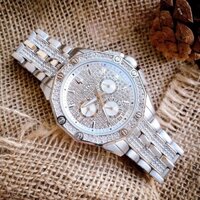 Đồng hồ Nam Bulova 96C134 Octava Silver Diamond Stainless Steel Crystal Men’s Watch