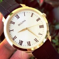 Đồng hồ nam Bulova 97A123 mỏng , classic , dây da