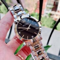 Đồng Hồ Nam Bulova 98D138 Diamond Black Dial Men’s Watch